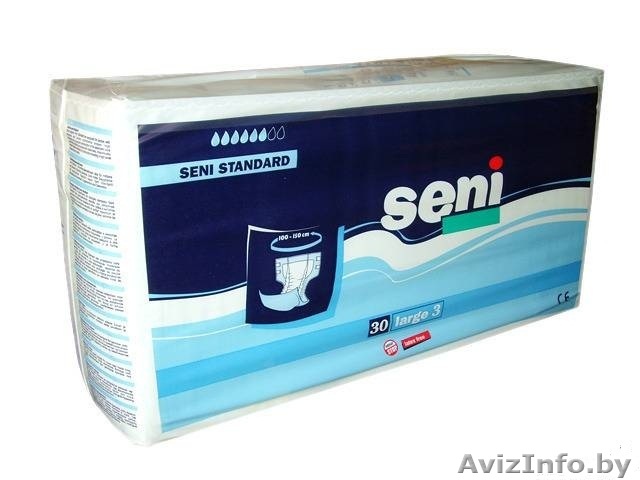 Продам памперсы для взрослых 5 уп. SENI 3 (по 30шт - Изображение #1, Объявление #1323705