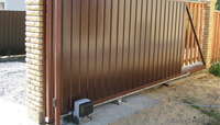 Раздвижные вьездные ворота с любой зашивкой. Рассрочка до 24 мес. - Изображение #2, Объявление #1637191