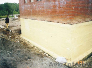 Тепло и гидроизоляция подвалов,  фундамента,  стен,  крыш