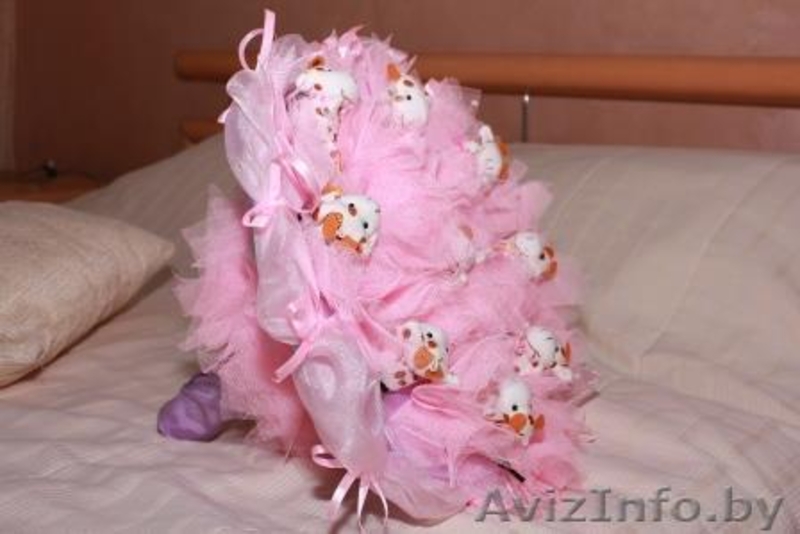 Букеты из мягких игрушек к выписке из Роддома и любому празднику в Речице - Изображение #2, Объявление #1170850