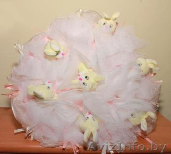 Букеты из мягких игрушек к выписке из Роддома и любому празднику в Речице - Изображение #3, Объявление #1170850