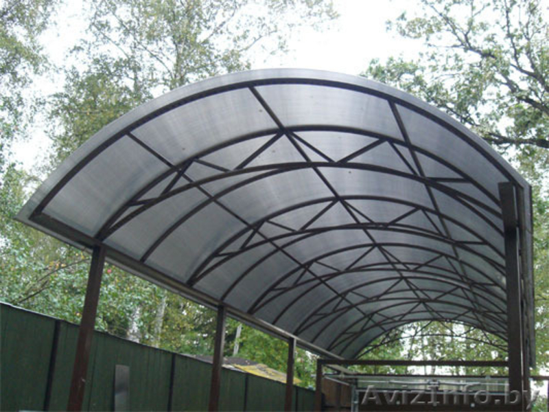  Навес из поликарбоната для автомобиля - Изображение #1, Объявление #1493768